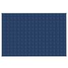 vidaXL Couverture lestée Bleu 137x200 cm 10 kg Tissu