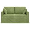 vidaXL Canap&eacute; Vert clair 138 x 78 x 80 cm Velours