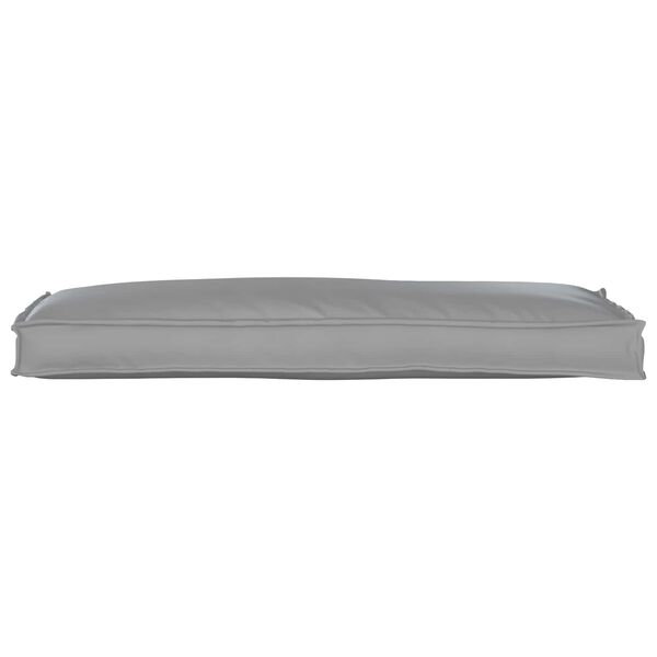 vidaXL Coussin Gris 110 x 40 x 8 cm Tissu Oxford