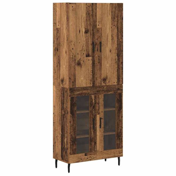 vidaXL Haut Armoire Bois ancien 69,5 x 34 x 180 cm Bois d'ing&eacute;nierie