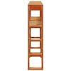 vidaXL Tête de lit avec étagères marron cire 150 cm bois massif de pin