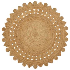 vidaXL Tapis Marron &Oslash; 180 cm Jute