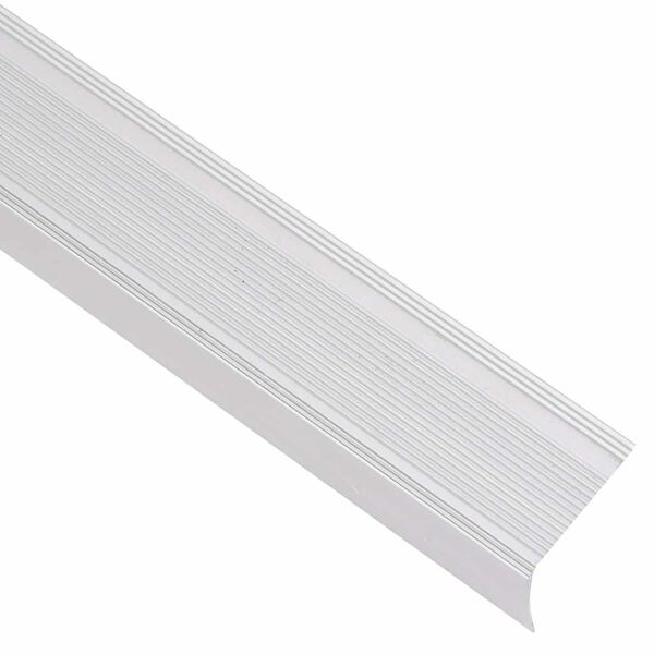 vidaXL Nez de marche forme en L 5 pcs aluminium 100 cm argent&eacute;