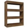 vidaXL Biblioth&egrave;que/S&eacute;parateur de pi&egrave;ce ch&ecirc;ne marron bois d'ing&eacute;nierie