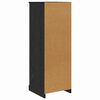vidaXL Haut Armoire avec tiroir 3 pcs Ch&ecirc;ne noir Bois d'ing&eacute;nierie