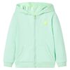 vidaXL Sweat-shirt &agrave; capuche et fermeture &eacute;clair pour enfants vert clair 116