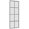 vidaXL Porte coulissante avec kit de quincaillerie 76x205 cm Verre ESG