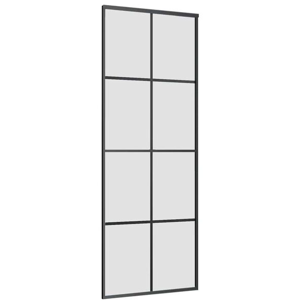 vidaXL Porte coulissante avec kit de quincaillerie 76x205 cm Verre ESG