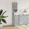 vidaXL Armoire de cuisine gris b&eacute;ton 35x50x180 cm bois d'ing&eacute;nierie