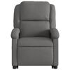 vidaXL Fauteuil inclinable électrique gris foncé tissu