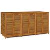vidaXL Bo&icirc;te de rangement de jardin 210x87x104 cm bois massif d'acacia