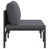 vidaXL Mobilier de jardin Anthracite 80 x 80 x 71 cm Acier