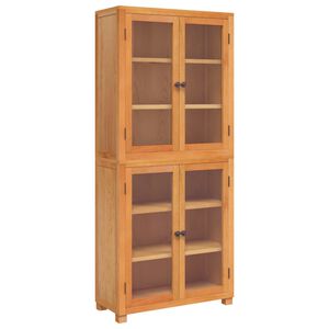 vidaXL Ensemble de meubles de rangement 2 pc Naturel 80 x 35 x 185 cm