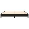 vidaXL Cadre de lit sans matelas noir 180x200 cm tissu