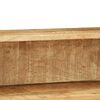 vidaXL Table console Marron 100 x 55 x 75 cm Bois de manguier massif