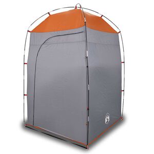 vidaXL Tente de douche gris imperm&eacute;able