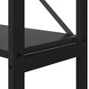 vidaXL &Eacute;tag&egrave;re Ch&ecirc;ne noir 40 x 30 x 155 cm Bois d'ing&eacute;nierie