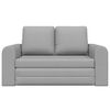 vidaXL Canap&eacute;-Lit 60cm Gris nuage tissu
