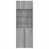 vidaXL Armoire de rangement sonoma gris 80x42,5x225 cm