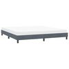 vidaXL Cadre de lit sans matelas gris fonc&eacute; 180x210 cm velours
