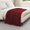 vidaXL Couvertures &agrave; jeter 6 pcs Rouge Bordeaux 130 x 150 cm Toison