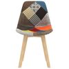 vidaXL Chaises à manger lot de 6 Design de patchwork multicolore tissu