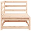 vidaXL Salon de jardin 2 pcs bois de pin massif