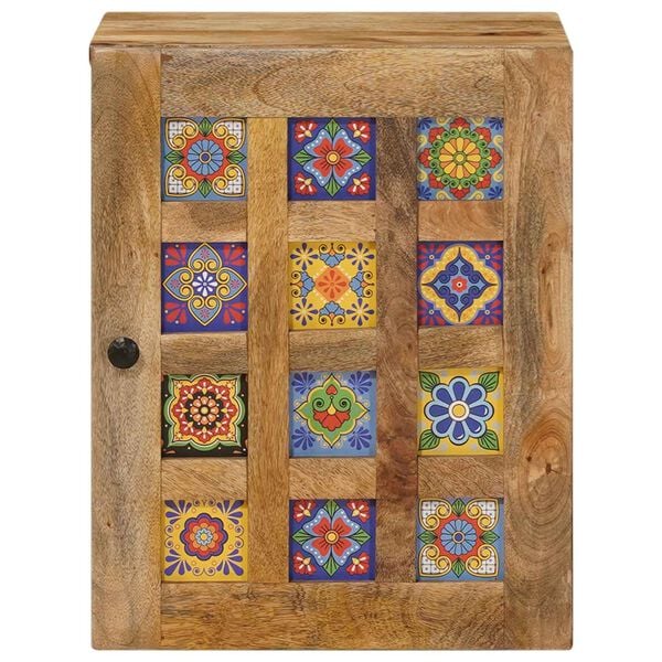 vidaXL Cabinet de Salle de Bain Suspendu Naturel 38 x 33,5 x 48 cm