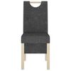 vidaXL Chaises &agrave; manger lot de 6 gris similicuir daim