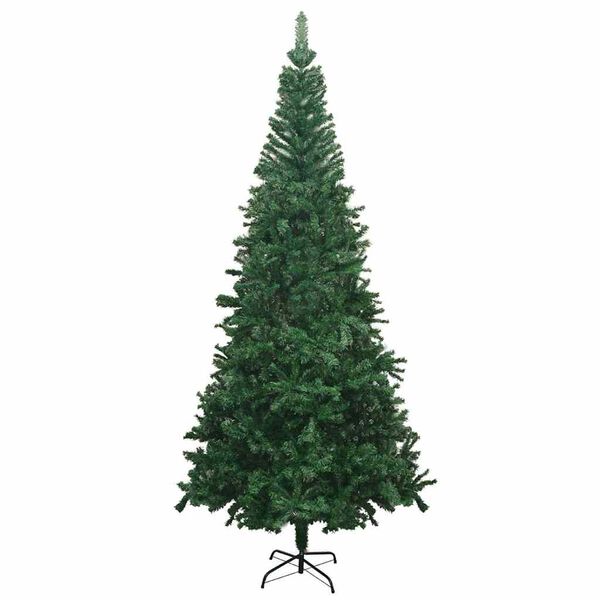 vidaXL Arbre de Noël artificiel pré-éclairé et boules L 240 cm vert