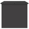 vidaXL Bo&icirc;te de Rangement Ext&eacute;rieure Noir 55 x 50,5 x 50 cm Acier