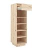 vidaXL Armoire à chaussures 30x34x105 cm bois de pin massif