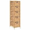vidaXL Unit&eacute; de rangement avec 5 paniers 25,5x37x100 cm Jacinthe d'eau