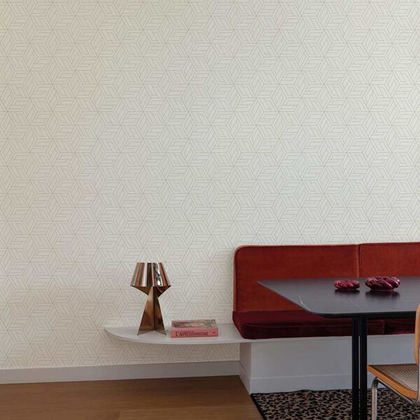 DUTCH WALLCOVERINGS Papier peint cobra blanc