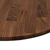 vidaXL Plateau de table Marron clair Ø 30 x 2.5 cm Chêne massif