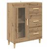vidaXL Haut Armoire avec tiroir Ch&ecirc;ne artisanal 69,5 x 34 x 180 cm