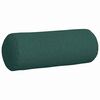 vidaXL Coussins d'accent 2 pcs Vert fonc&eacute; &Oslash; 25 x 70 cm tissu