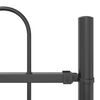 vidaXL Cl&ocirc;ture de jardin Gris 1,7 x 1,2 m Acier rev&ecirc;tu de poudre