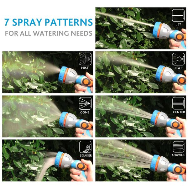 GR&Uuml;NTEK Arroseur &agrave; main &agrave; 7 mod&egrave;les