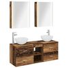 vidaXL Ensemble de mobilier de salle de bain 5 pcs Bois ancien