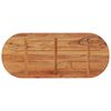 vidaXL Dessus de table 100x40x2,5 cm ovale bois massif d'acacia