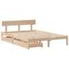 vidaXL Cadre de lit sans matelas 150x200 cm bois de pin massif