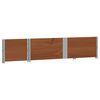vidaXL Jardini&egrave;re marron 150x50 cm bois massif de pin