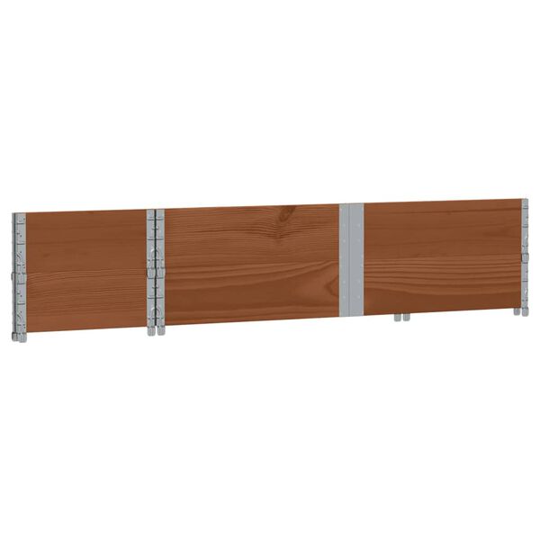 vidaXL Jardini&egrave;re marron 150x50 cm bois massif de pin