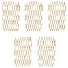 vidaXL Clôture en treillis 5 pcs Bois solide 180x90 cm