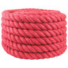 vidaXL Corde en Jute Rouge Jute 100% Tossa