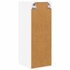 vidaXL Armoire de cuisine Lucca 2 pcs Blanc brillant 30 x 31 x 80 cm