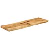 vidaXL Dessus de table 100x30x3,8cm bord vif bois massif manguier brut