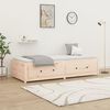 vidaXL Lit de jour sans matelas 80x200 cm bois de pin massif