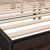 vidaXL Cadre de lit sans matelas chêne marron 180x200 cm